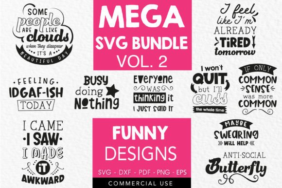Funny Quotes SVG Bundle Vol. 2 Review