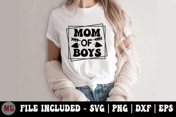 Mom of Boys - Funny Mom SVG Review