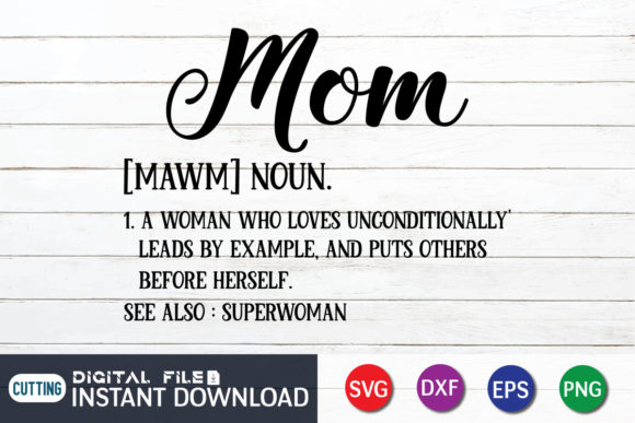 Review: Mom T-Shirt, Funny Mother s Day SVG