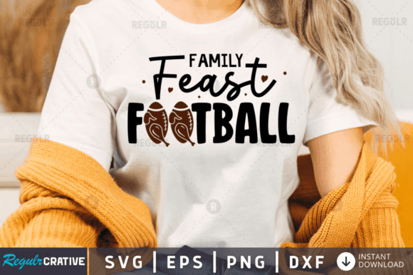 Reviewing the FREE Family Feast Football Svg Design